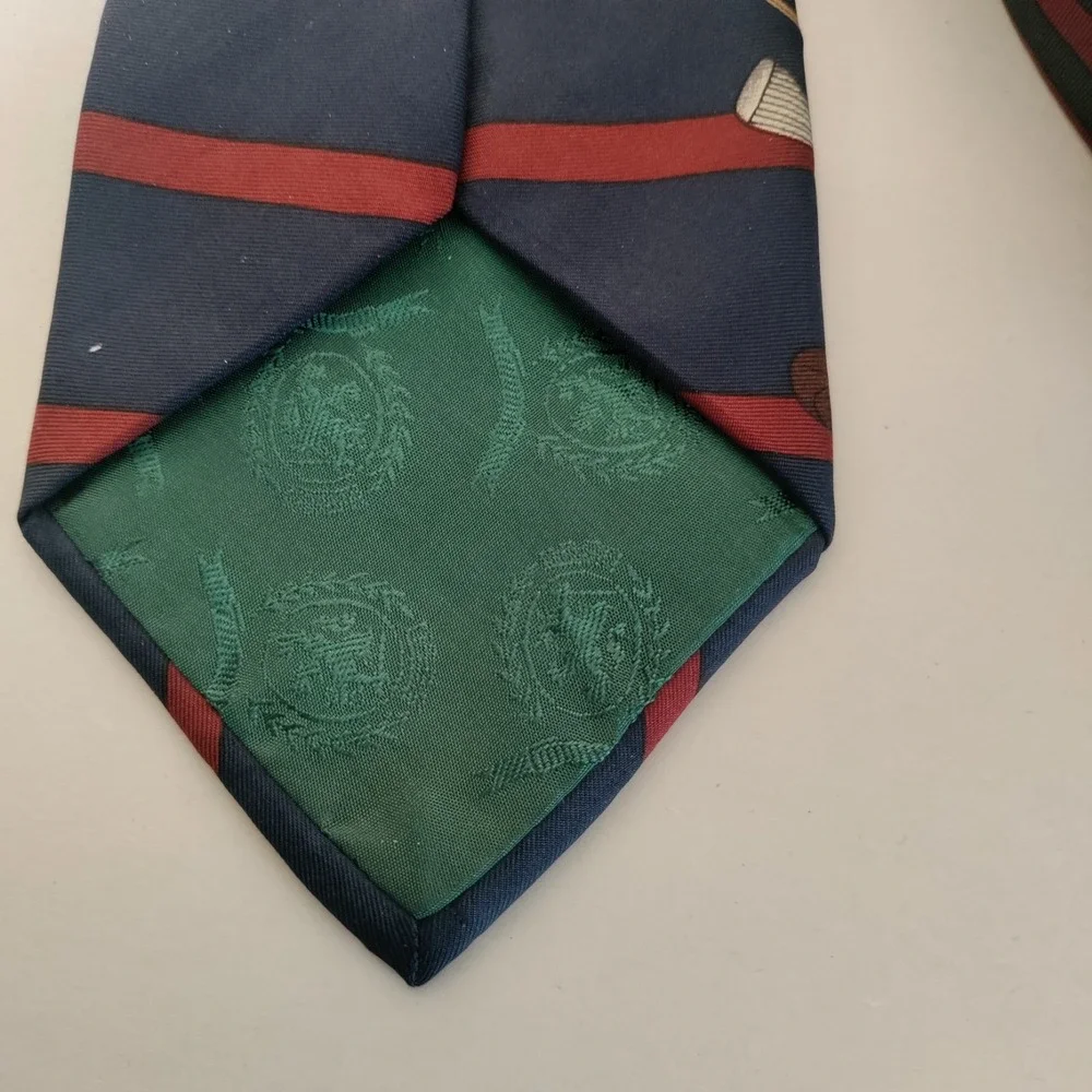 Tommy Hilfiger Men's Blue Golf‎ Classic Silk Tie - 4